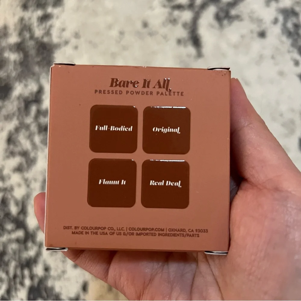 Colourpop Bare It All Eyeshadow Quad Brand New Limited Edition Mar sale